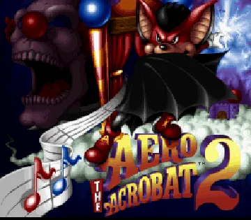 Aero the Acro-Bat 2 (USA) screen shot title